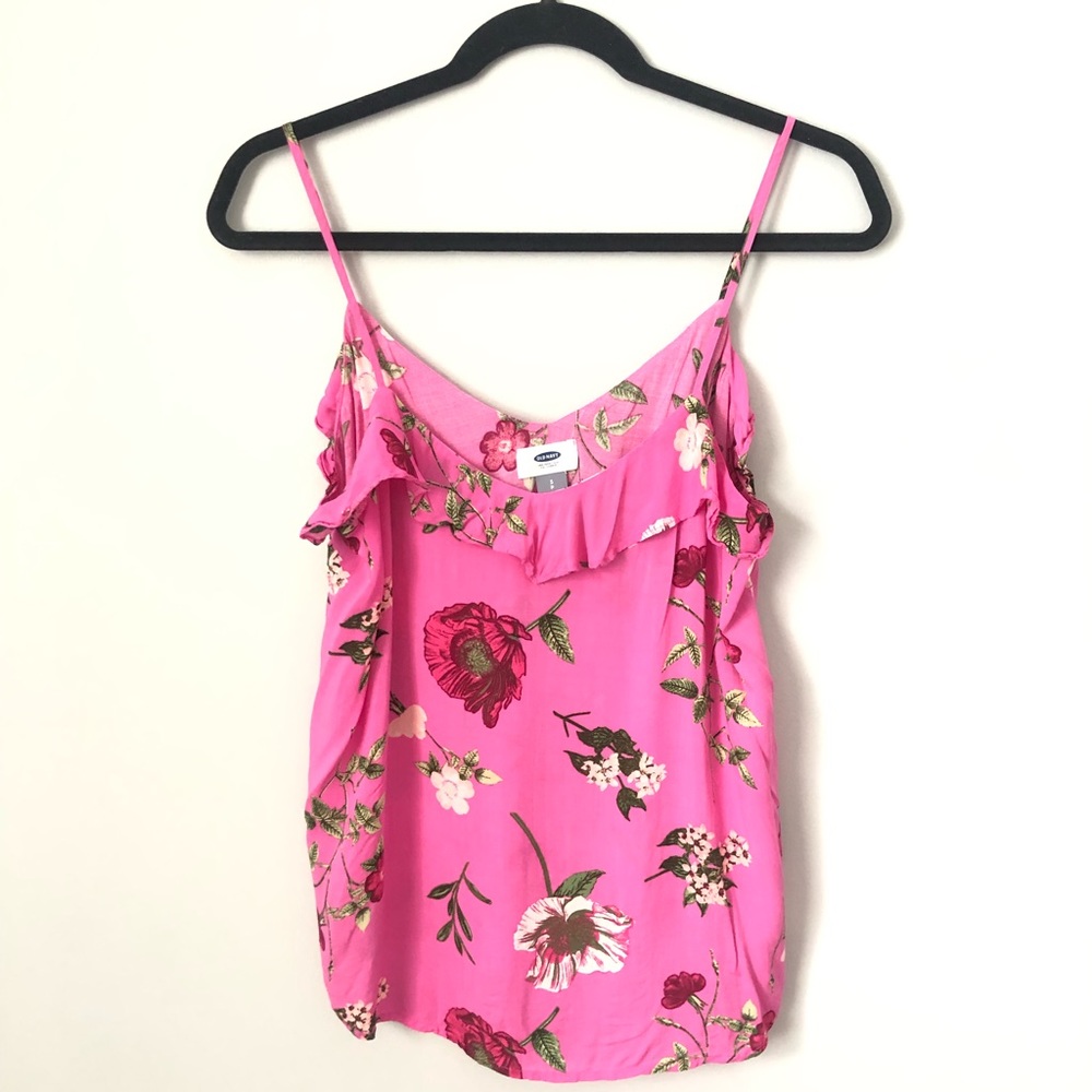 Old Navy Pink Floral Tank